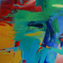 Glueckstaumel Acryl auf Leinwand 50x50 cm 2011